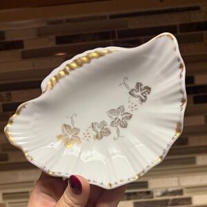 Candrea 7339 Vintage Porcelain Trinket Soap Dish EUC